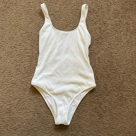 Aerie Ribbed One Piece Swim Suit - Picture 1 of 3